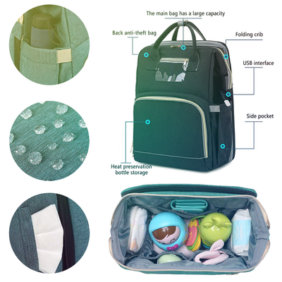 Multi-functional Folding Crib & Mommy Bag!